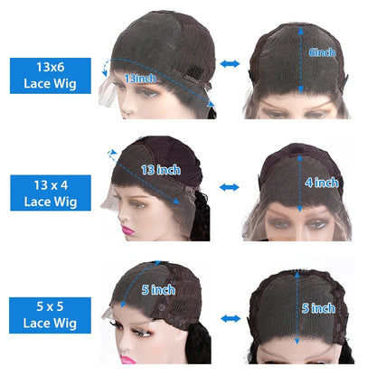 Short Bob Curly 13x6 HD Lace Frontal Wigs Glueless Human Hair Afro Curly 13x4 HD Lace Front Human Hair Brazilian 5x5 Closure Wig